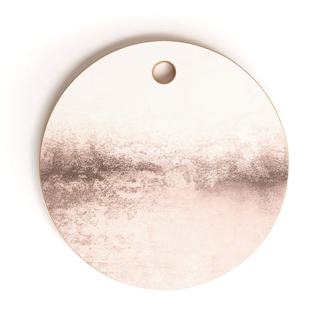 Monika Strigel SNOWDREAMER BLUSH LIGHT Cutting Board Round