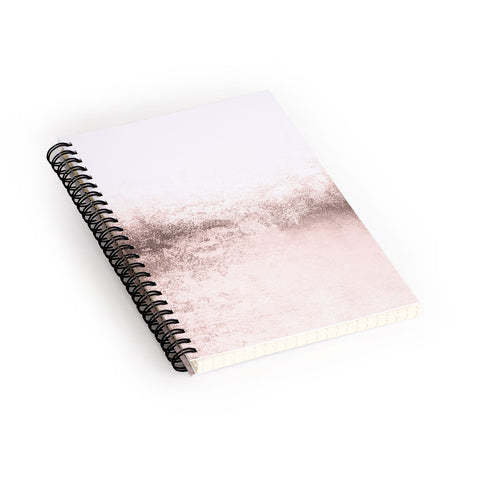 Monika Strigel SNOWDREAMER BLUSH LIGHT Spiral Notebook