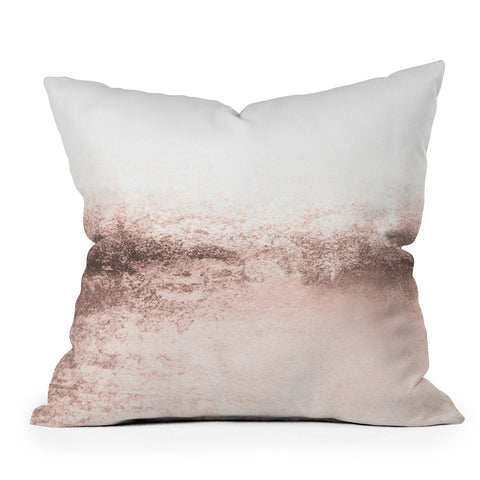Monika Strigel SNOWDREAMER BLUSH LIGHT Throw Pillow