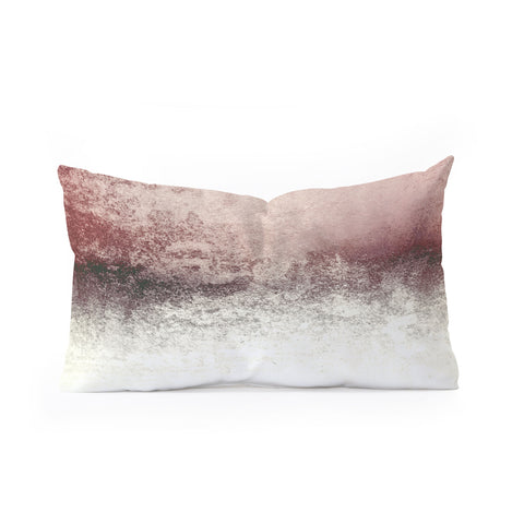 Monika Strigel SNOWDREAMER BLUSH Oblong Throw Pillow