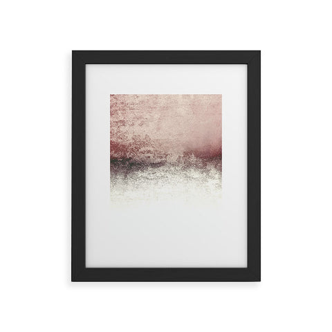 Monika Strigel SNOWDREAMER BLUSH Framed Art Print