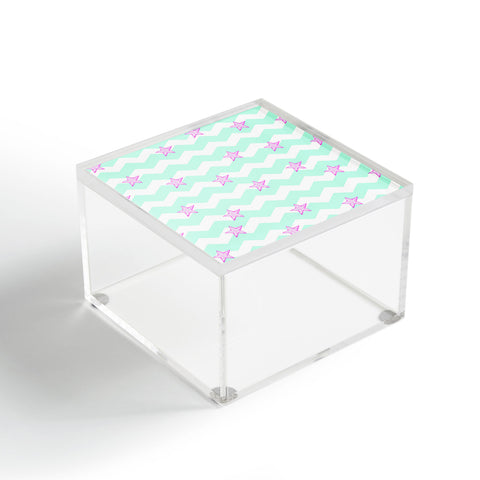 Monika Strigel Sweet Stars And Mint Candy Acrylic Box
