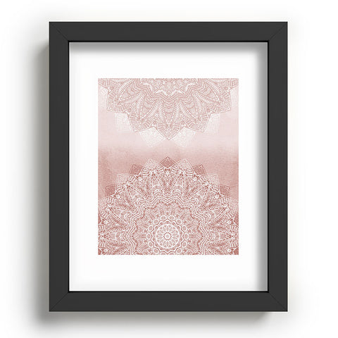 Monika Strigel THERE GOES THE FEAR ROSE BLUSH Recessed Framing Rectangle