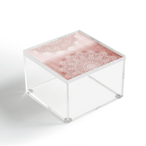 Monika Strigel THERE GOES THE FEAR ROSE BLUSH Acrylic Box