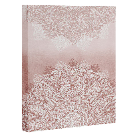 Monika Strigel THERE GOES THE FEAR ROSE BLUSH Art Canvas