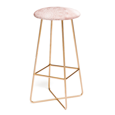 Monika Strigel THERE GOES THE FEAR ROSE BLUSH Bar Stool