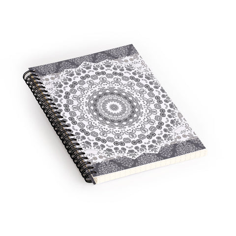 Monika Strigel TRIP TO HAPPINESS BLACK Spiral Notebook