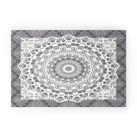 Monika Strigel TRIP TO HAPPINESS BLACK Welcome Mat