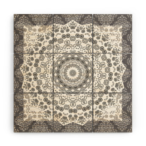 Monika Strigel TRIP TO HAPPINESS BLACK Wood Wall Mural