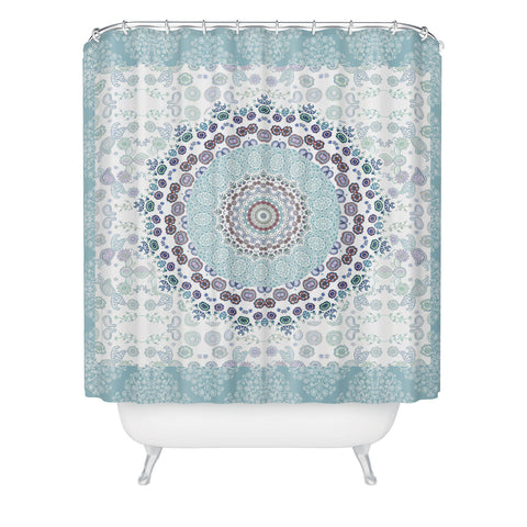 Monika Strigel TRIP TO HAPPINESS BLUE Shower Curtain