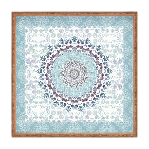 Monika Strigel TRIP TO HAPPINESS BLUE Square Tray