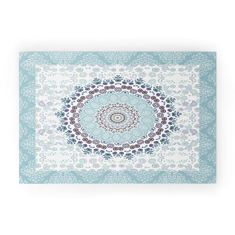 Monika Strigel TRIP TO HAPPINESS BLUE Welcome Mat