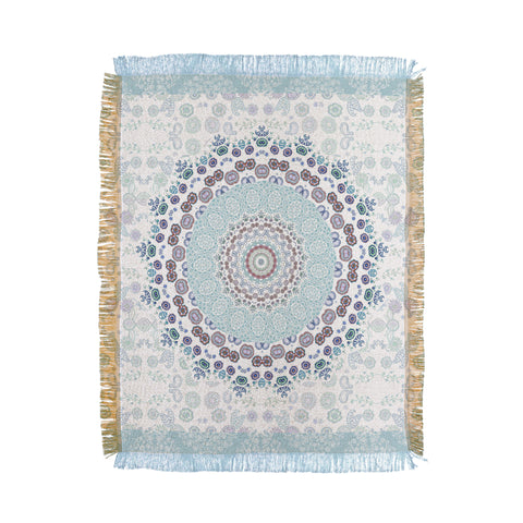 Monika Strigel TRIP TO HAPPINESS BLUE Throw Blanket