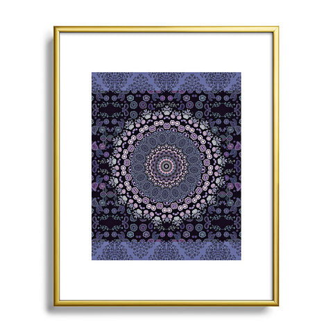 Monika Strigel TRIP TO HAPPINESS INDIGO BLUE Metal Framed Art Print