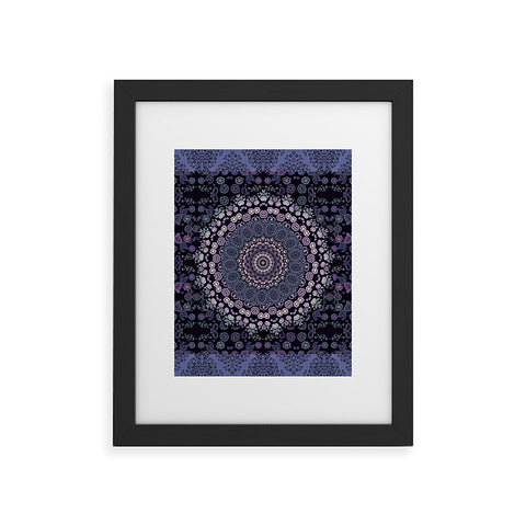 Monika Strigel TRIP TO HAPPINESS INDIGO BLUE Framed Art Print