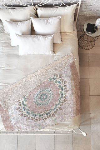 Monika Strigel TRIP TO HAPPINESS ROSE Fleece Throw Blanket