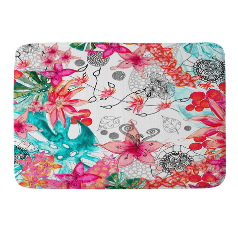 Monika Strigel Tropical Garden Memory Foam Bath Mat