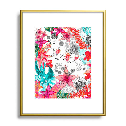Monika Strigel Tropical Garden Metal Framed Art Print