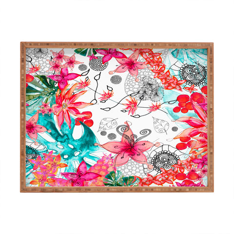 Monika Strigel Tropical Garden Rectangular Tray