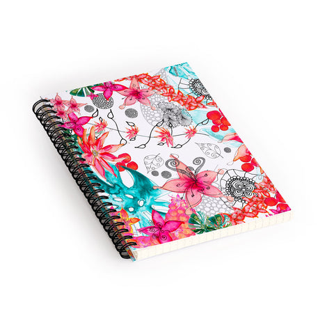 Monika Strigel Tropical Garden Spiral Notebook