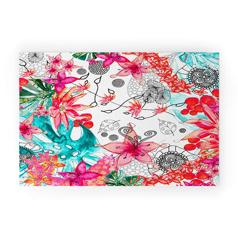 Monika Strigel Tropical Garden Welcome Mat