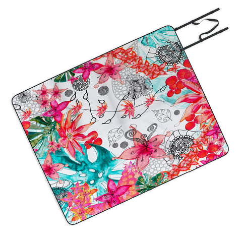 Monika Strigel Tropical Garden Picnic Blanket