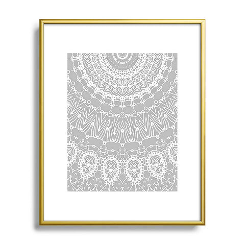 Monika Strigel WAITING FOR YOU GREY Metal Framed Art Print