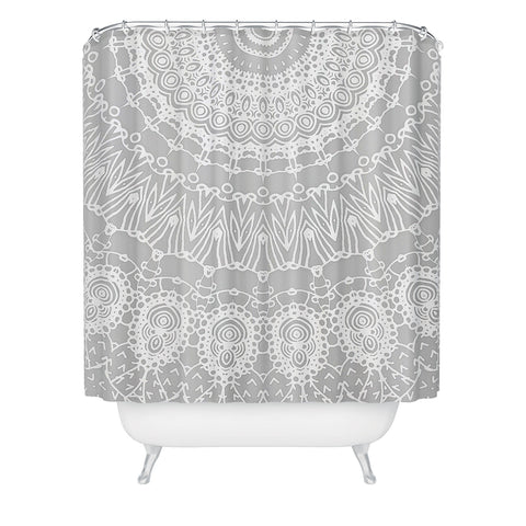 Monika Strigel WAITING FOR YOU GREY Shower Curtain