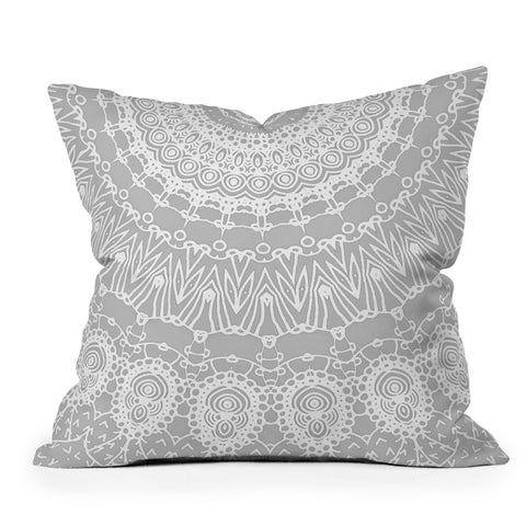 Monika Strigel WAITING FOR YOU GREY Throw Pillow
