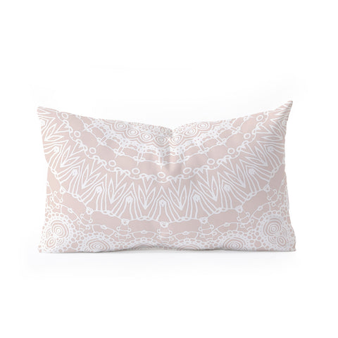 Monika Strigel WAITING FOR YOU ROSE Oblong Throw Pillow