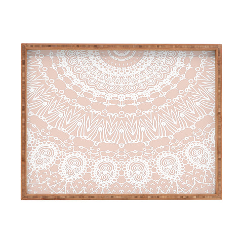 Monika Strigel WAITING FOR YOU ROSE Rectangular Tray
