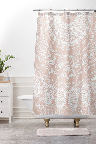 Monika Strigel WAITING FOR YOU ROSE Shower Curtain And Mat