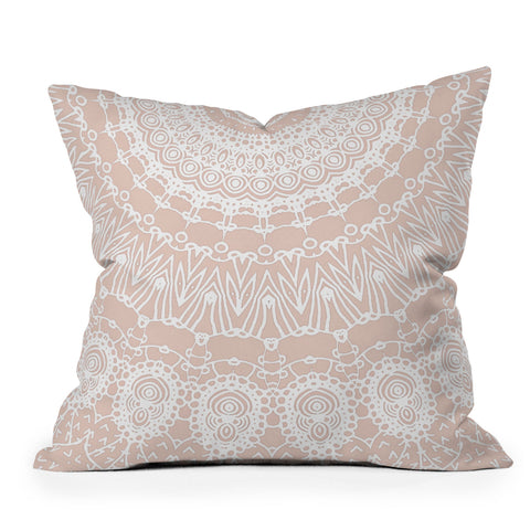 Monika Strigel WAITING FOR YOU ROSE Throw Pillow