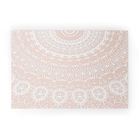 Monika Strigel WAITING FOR YOU ROSE Welcome Mat