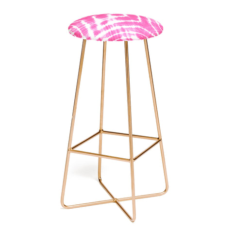 Monika Strigel WAKE UP CALL HOTPINK Bar Stool
