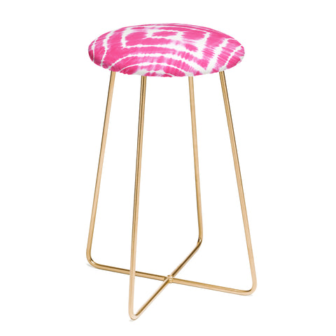 Monika Strigel WAKE UP CALL HOTPINK Counter Stool