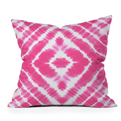 Monika Strigel WAKE UP CALL HOTPINK Throw Pillow