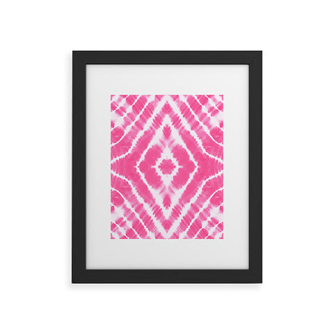Monika Strigel WAKE UP CALL HOTPINK Framed Art Print