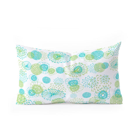 Monika Strigel Winter In My Garden Oblong Throw Pillow