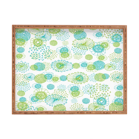Monika Strigel Winter In My Garden Rectangular Tray