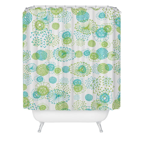 Monika Strigel Winter In My Garden Shower Curtain