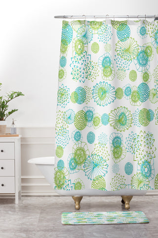 Monika Strigel Winter In My Garden Shower Curtain And Mat