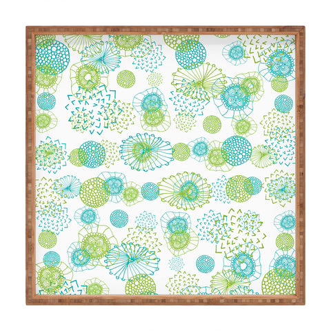 Monika Strigel Winter In My Garden Square Tray