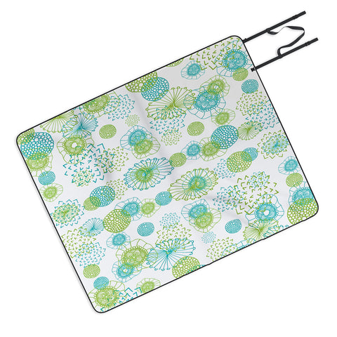 Monika Strigel Winter In My Garden Picnic Blanket