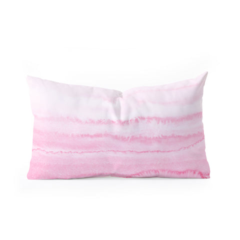 Monika Strigel WITHIN THE TIDES CASHMERE ROSE Oblong Throw Pillow