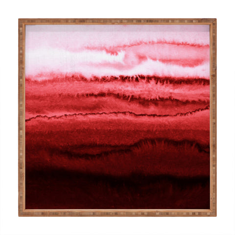 Monika Strigel WITHIN THE TIDES CRANBERRY PIE Square Tray
