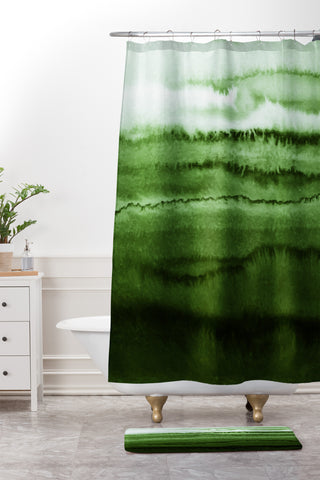 Monika Strigel WITHIN THE TIDES FRESH FOREST Shower Curtain And Mat