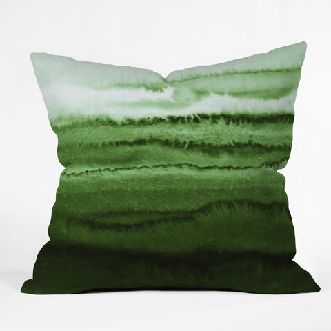 Monika Strigel WITHIN THE TIDES FRESH FOREST Outdoor Throw Pillow