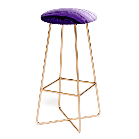 Monika Strigel WITHIN THE TIDES LAVENDER FIELDS Bar Stool