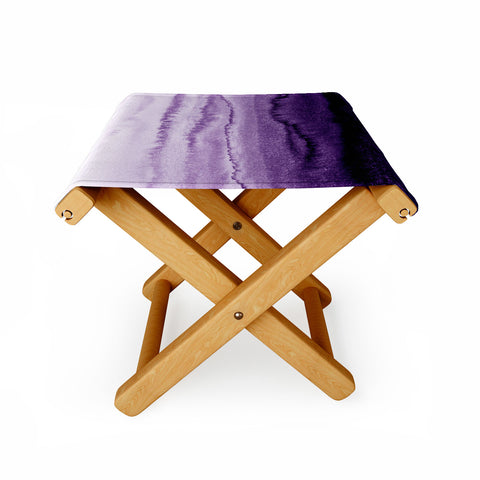 Monika Strigel WITHIN THE TIDES LAVENDER FIELDS Folding Stool